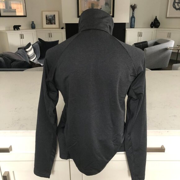 RYU Tech Mid Layr Activewear Pullover 1/4 Zip Lg Slv Top Heather Ashalt Size S - Picture 5 of 12